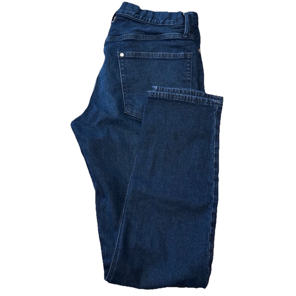 Mens 32x31.5 (actual) H&M Slim Fit Jeans Dark Blue Coupe Étroite Denim Pants